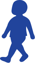 歩く赤ちゃんアイコン
