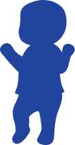 歩きはじめの赤ちゃんアイコン