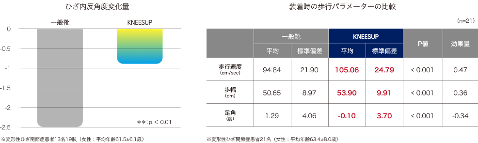 ひざの不安を軽減して生活を快適に
