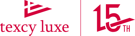 texcyluxe15周年のロゴ