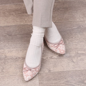 アシックス商事　リボンバレエもゆるっとリラックス「やわふわ美パンプス」25cm AcureZ やわふわ美パンプス-メイドインジャパン-: ｜アシックス