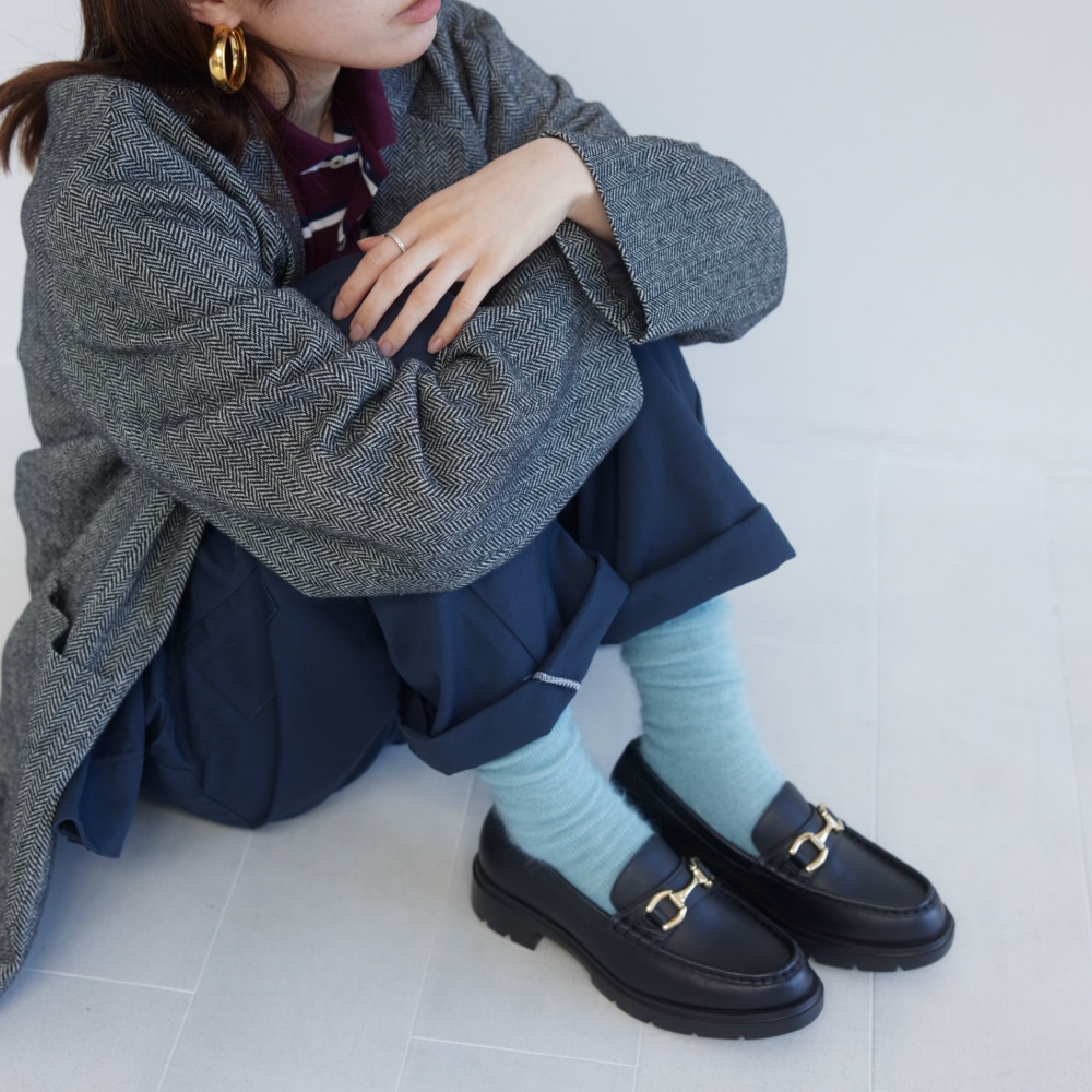 ゴアテックスのビットローファーと靴下