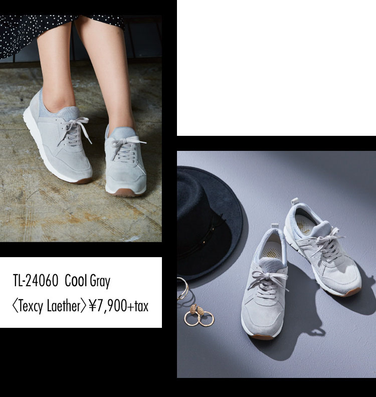 TL-24060 Cool Gray 〈 Texcy Laether 〉 ￥7,900+tax
