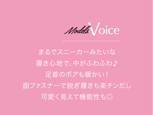 Model's voice